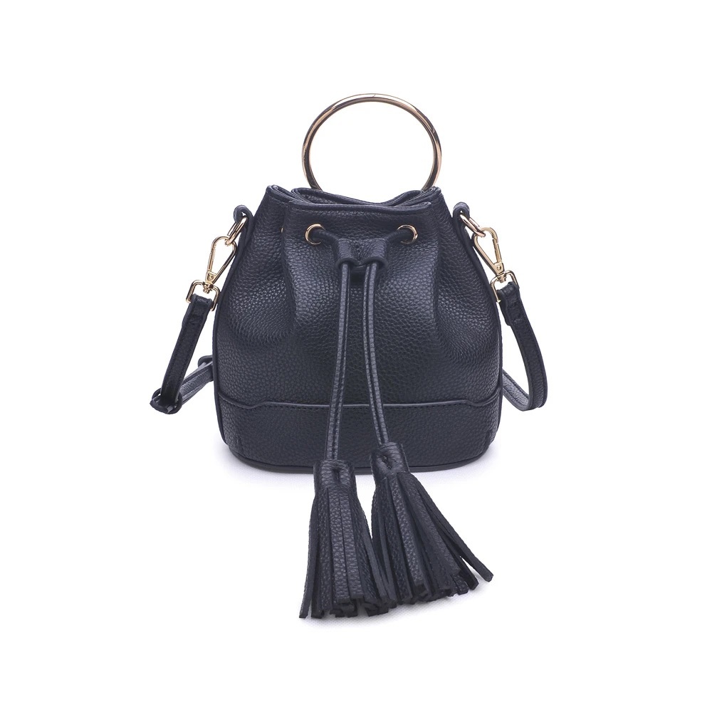 Black Leather Bucket bag